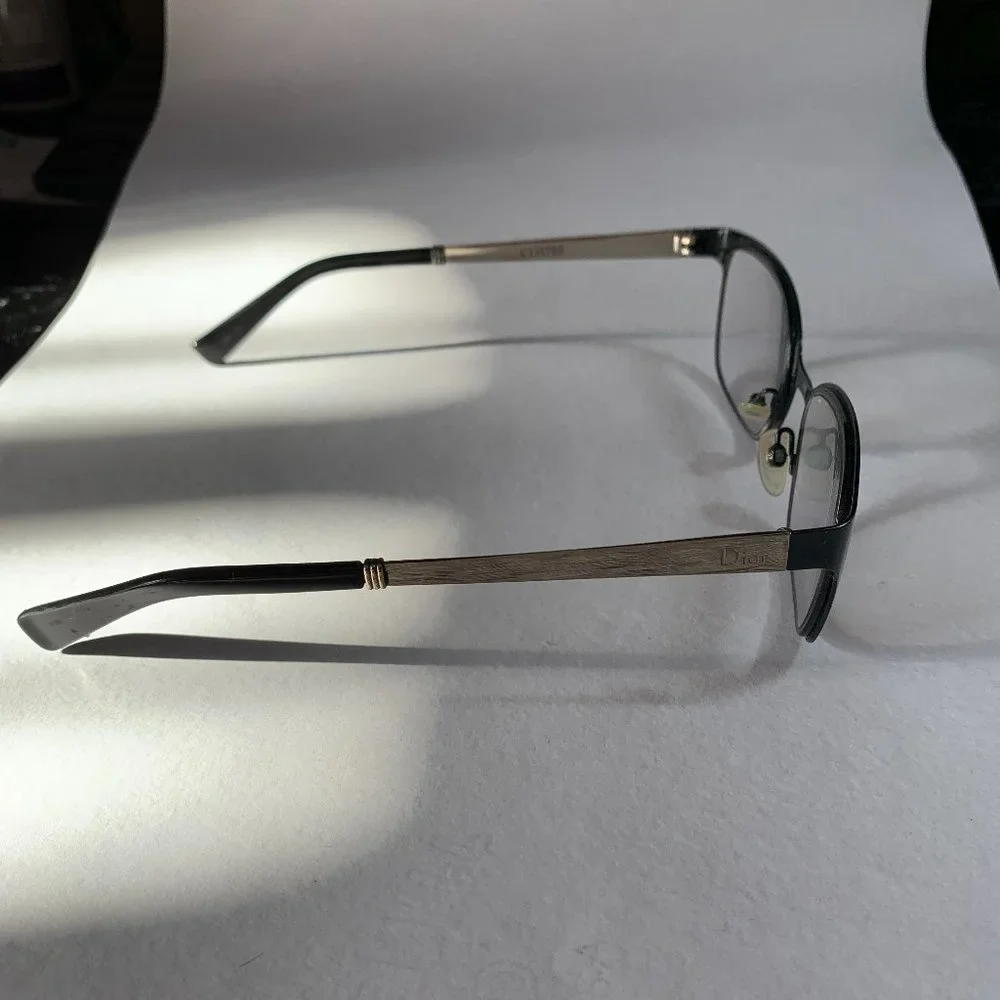 Christian Dior CD3768 Eyeglasses Black Gold CD 3768 OEE Authentic - Picture 4 of 12